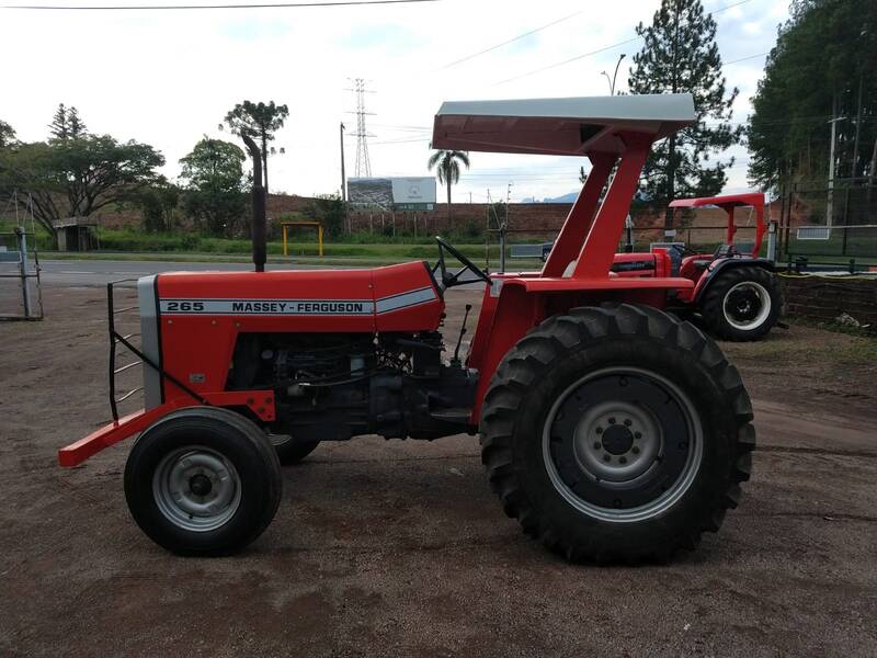 TRATOR MASSEY FERGUSON 265 - ANO 1985 - VENDIDO